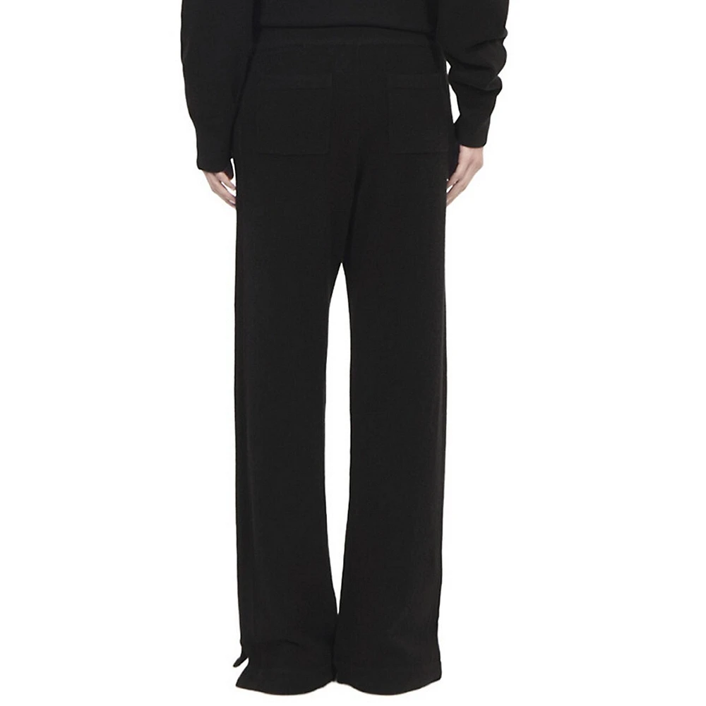 Wool & Cashmere-Blend Pull-On Pants