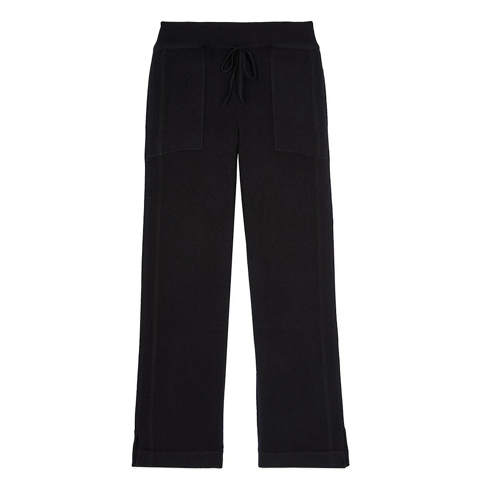 Wool & Cashmere-Blend Pull-On Pants