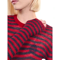 Striped Mohair Sweater