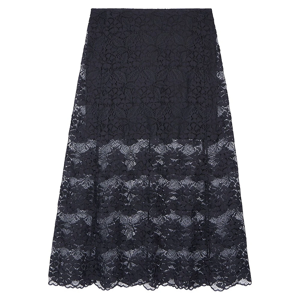 Midi Lace Skirt