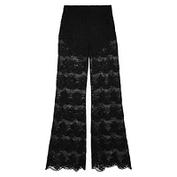 Lace Flare Pants