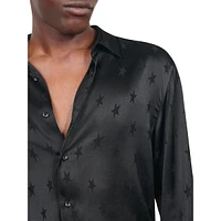 Tonal Star Jacquard Shirt