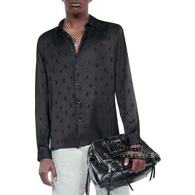 Tonal Star Jacquard Shirt