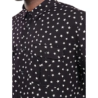 Star-Print Pocket Shirt