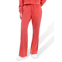 Raw-Hem Straight-Leg Logo Tracksuit Pants