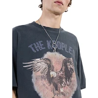 Eagle-Serigraphy Oversized Logo T-Shirt