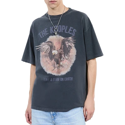 Eagle-Serigraphy Oversized Logo T-Shirt