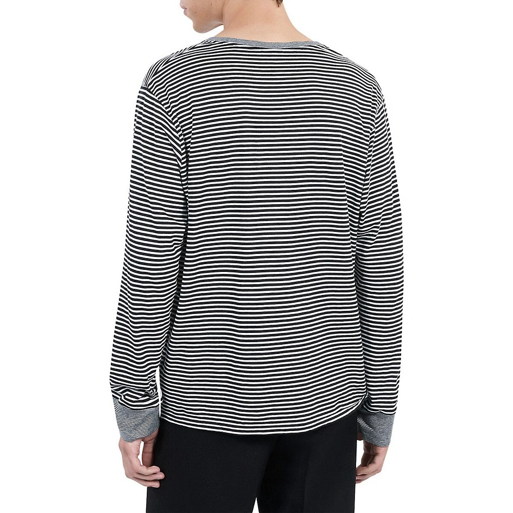 Long-Sleeve Striped T-Shirt