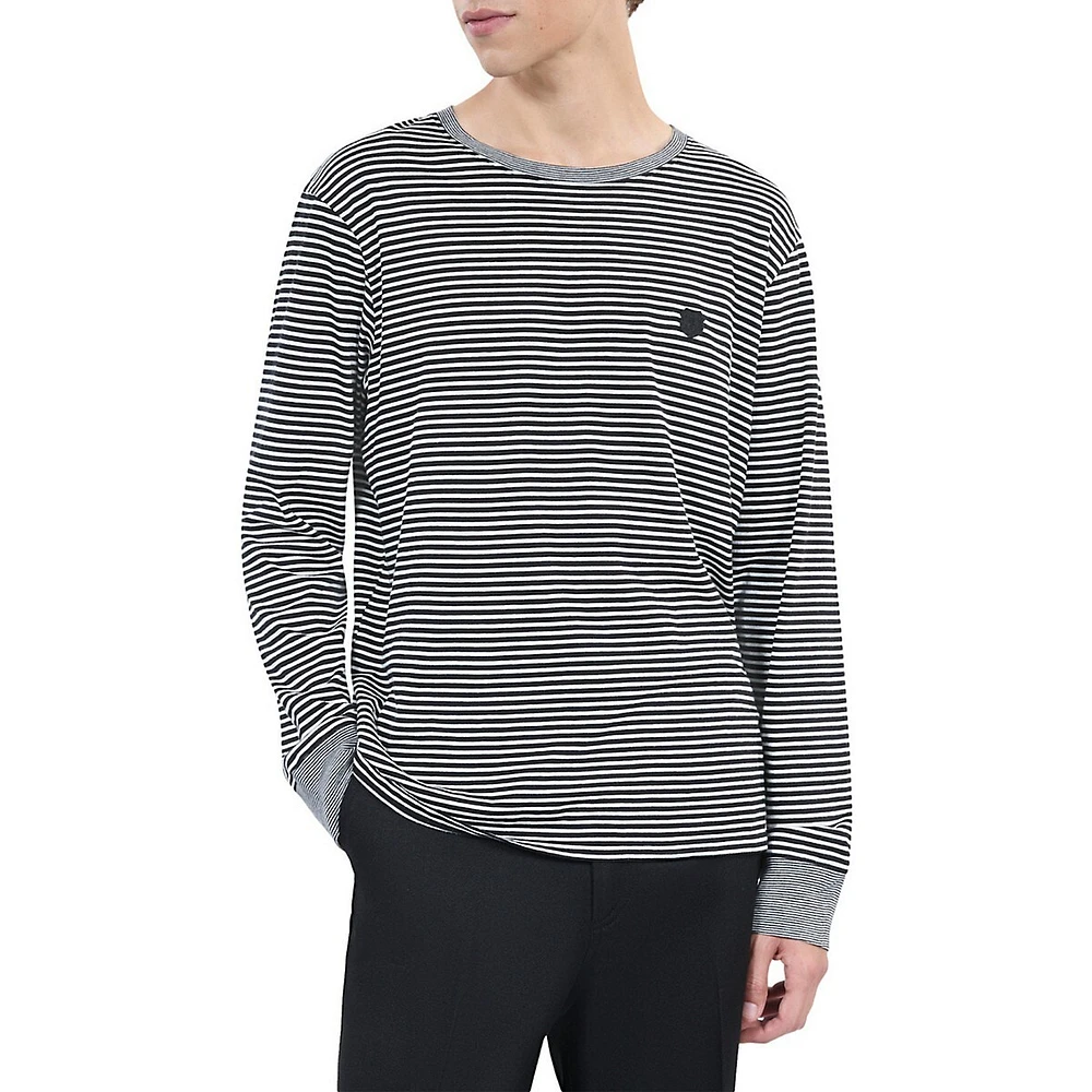 Long-Sleeve Striped T-Shirt