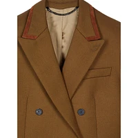 Double-Breasted Wool Blazer