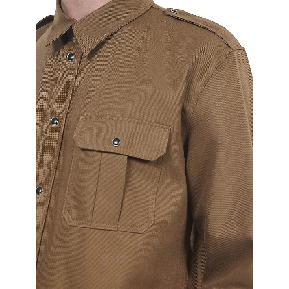 Utility Epaulette Pocket Shirt