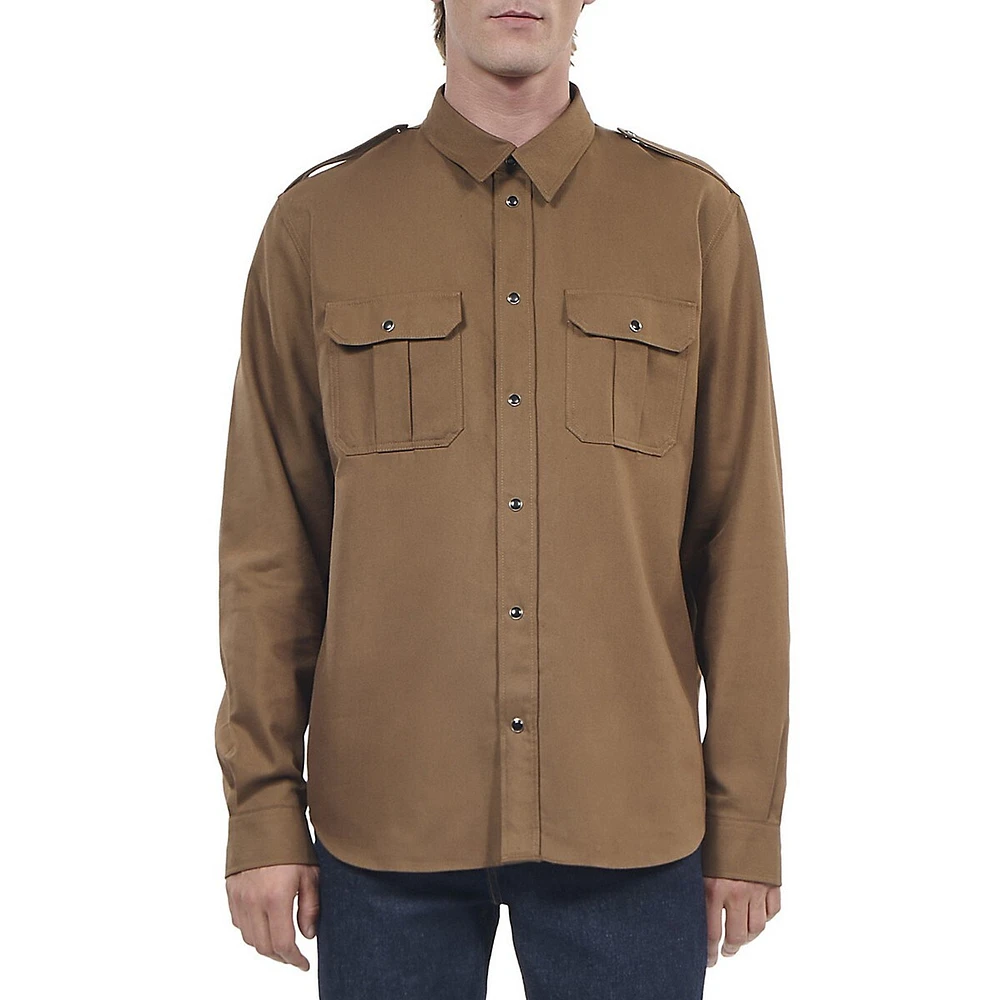 Utility Epaulette Pocket Shirt