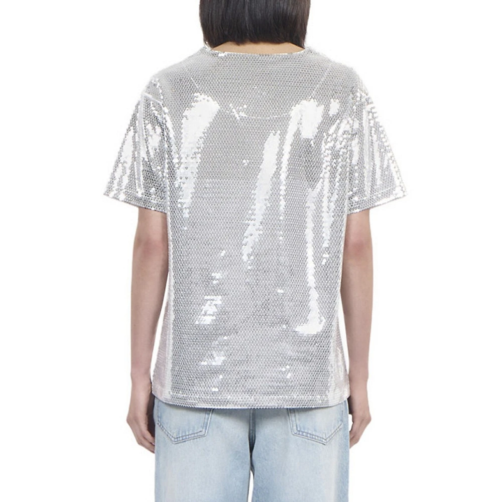 Logo Allover Sequin T-Shirt