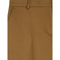 Loose-Fit Wool Suit Trousers