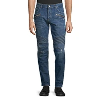 Rib Tapered Jeans