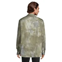 Saharan Tie-Dye Patch-Pocket Jacket