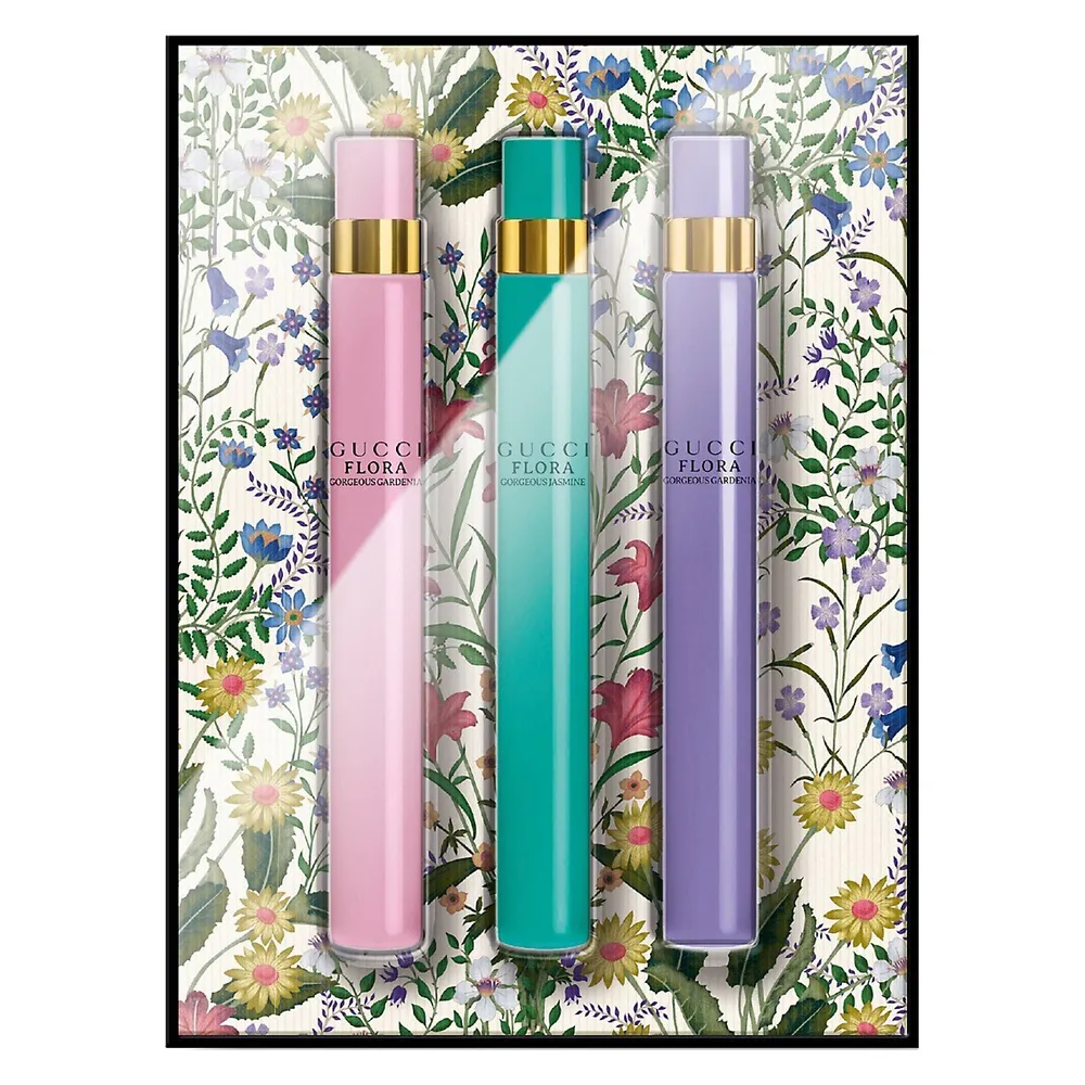 Flora Eau de Parfum 3-Piece Holiday Gift Set