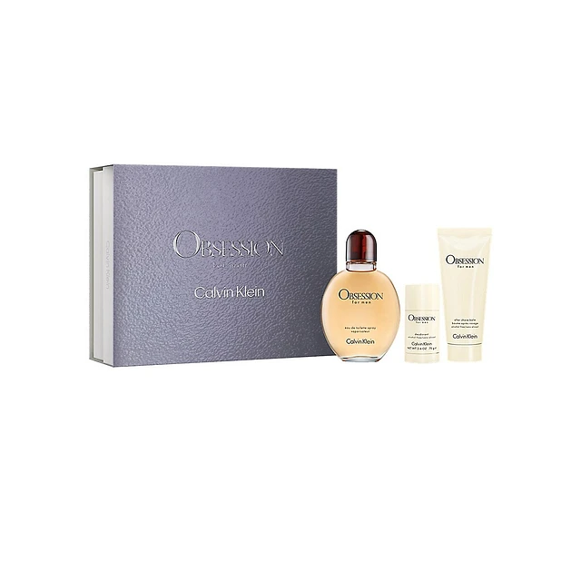 Obsession For Men Eau de Toilette 3-Piece Gift Set