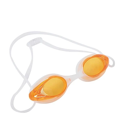 8.5" Orange Competition Swimming Pool Goggles