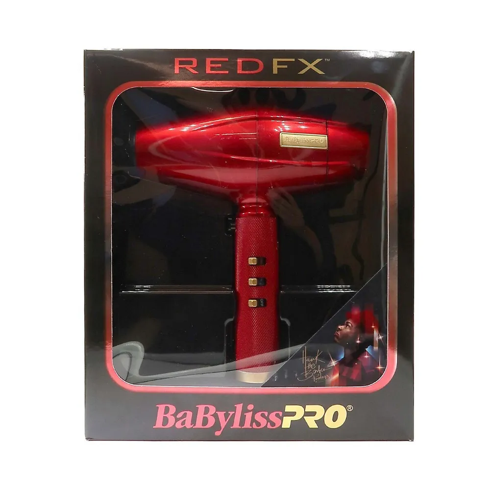 Influencer Collection Redfx Dryer - Hawk The Barber Prodigy Red #fxbdr1