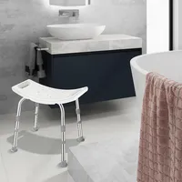 Shower Chair, Adjustable Height Bath Shower Tub Bench Chair