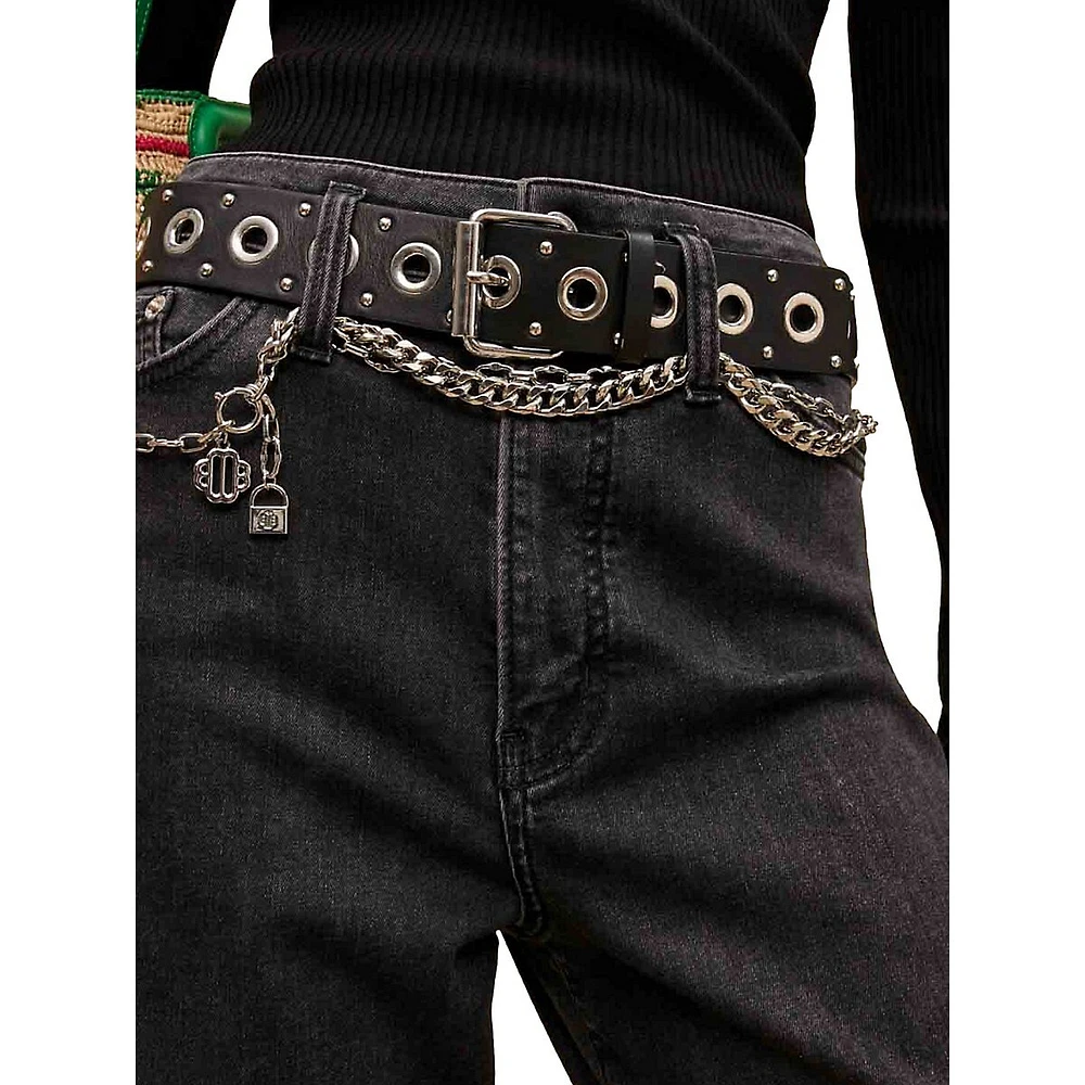 Pantin Chain Belt Baggy Jeans