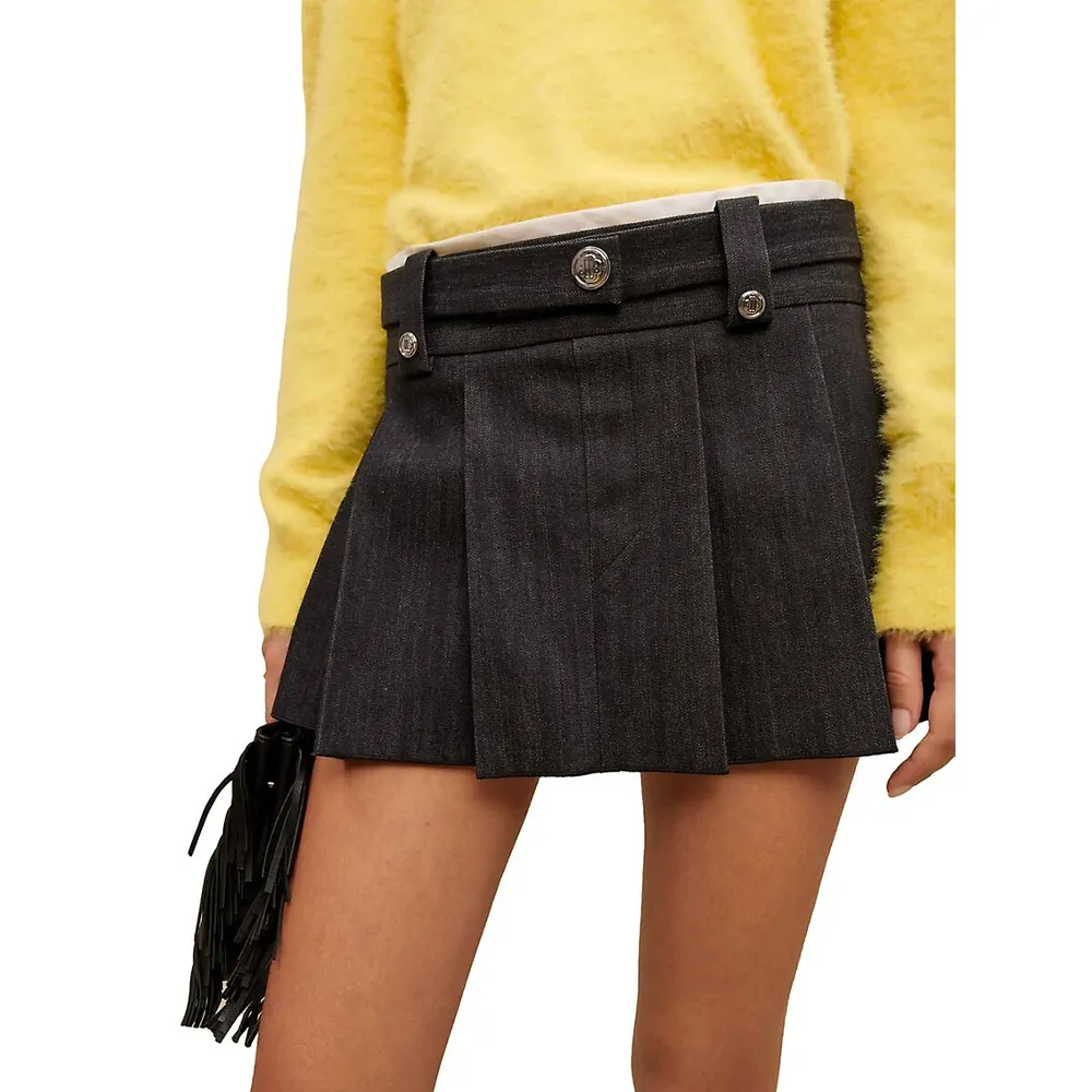 School Girl Pleated Mini Skirt