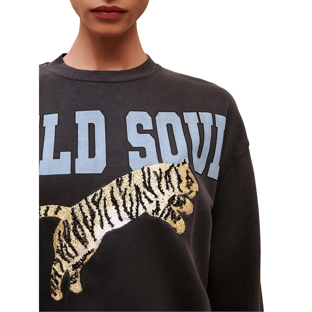 Lotus Fashion Collection Wild Soul Tiger Sweatshirts