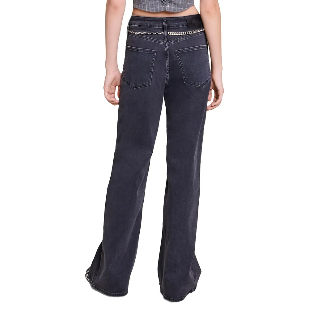 Pantinie Baggy Jeans with Chain Belt