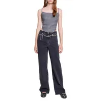 Pantinie Baggy Jeans with Chain Belt