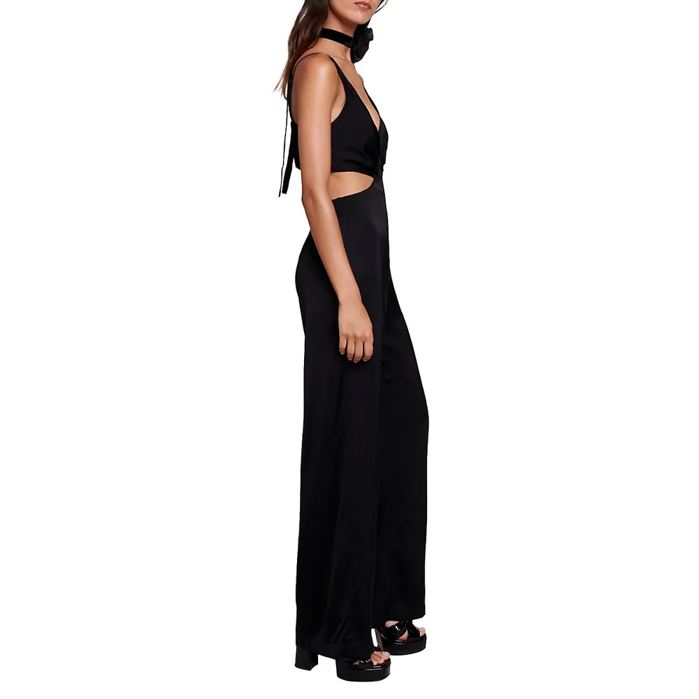 Maje Paulynou Flowy Jumpsuit