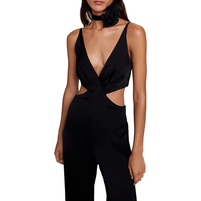 Maje Paulynou Flowy Jumpsuit