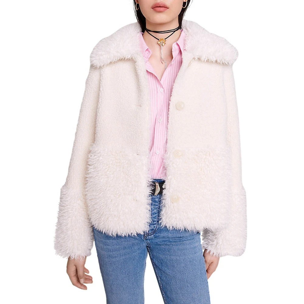 Gipette Faux Shearling Short Coat