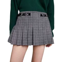 Jocelyn Pleated Mini Skirt