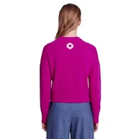 Meigety Cashmere-Blend Crop Sweater
