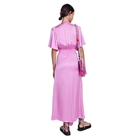 Rachelora Satin Maxi Dress