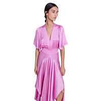 Rachelora Satin Maxi Dress