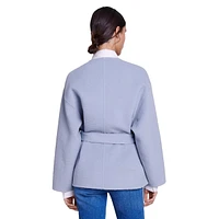 Gifata Double-Face Wool-Blend Short Coat