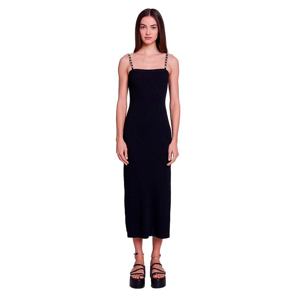 Relique Clover-Strap Tube Maxi Dress