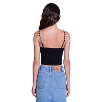 Melique Embellished Crop Camisole