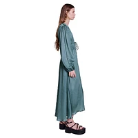 Rapsoda Satin Midi Dress