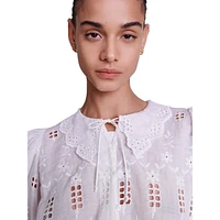 Catania Openwork Embroidered Shirt