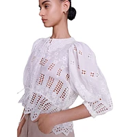 Catania Openwork Embroidered Shirt