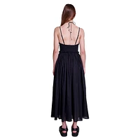 Raza Sleeveless Strappy Maxi Dress