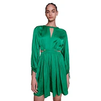 Risora Cutout Satin Dress