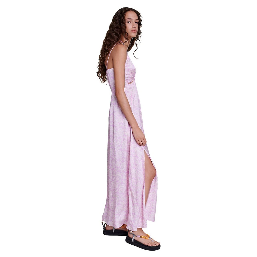 Razzey Sleeveless Strappy Maxi Dress