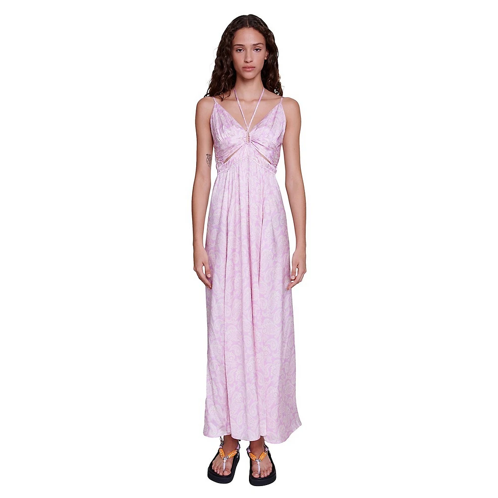 Razzey Sleeveless Strappy Maxi Dress