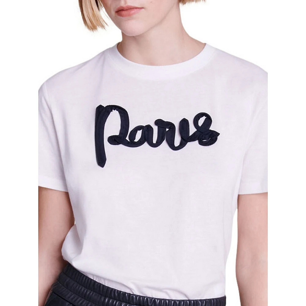 Tamina Chiffon Graphic T-Shirt