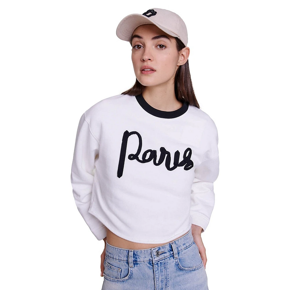 Tipras Paris Cropped Sweatshirt