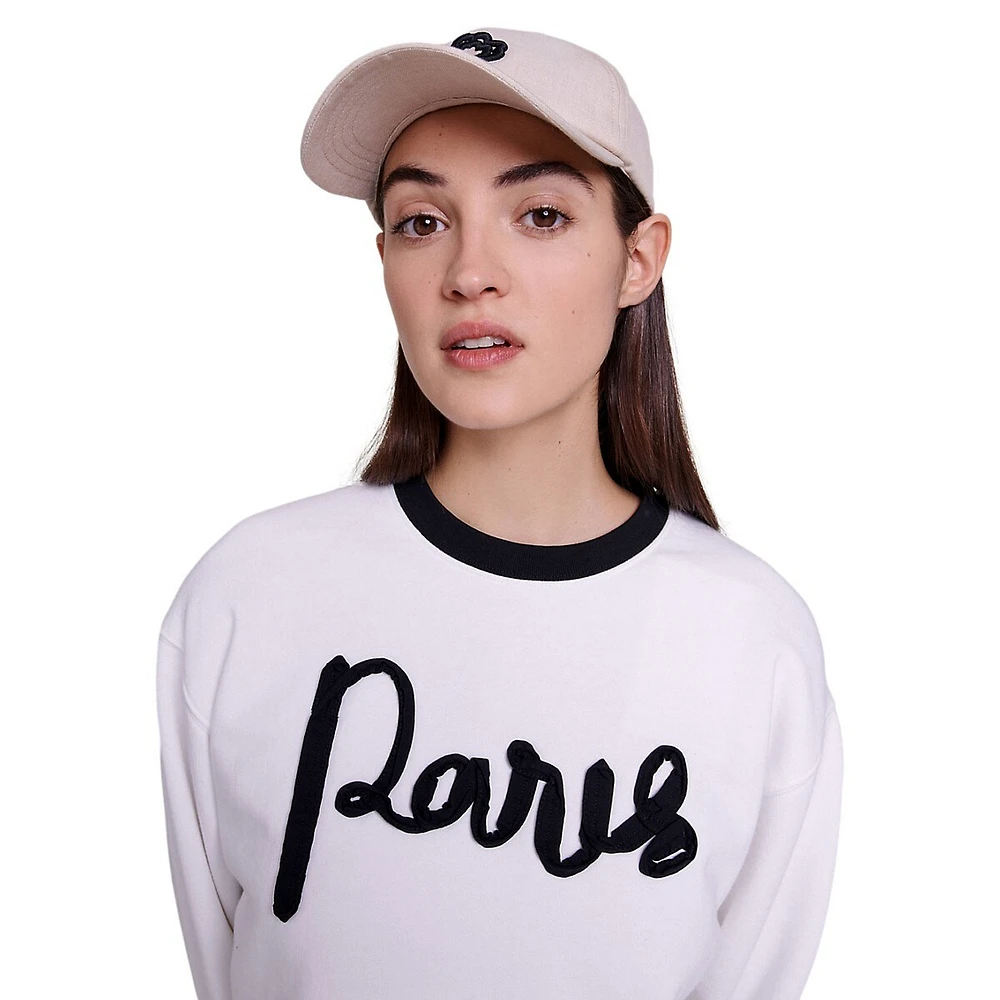 Tipras Paris Cropped Sweatshirt